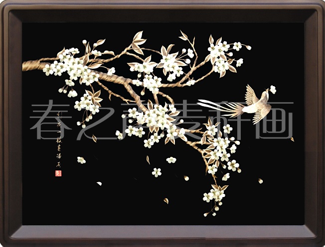 麦秆画是适合挂在客厅的装饰画吗?