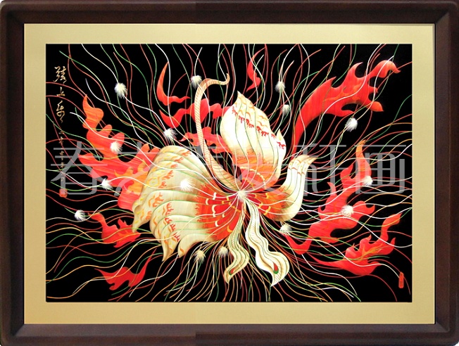 <弦上乐>麦秆画