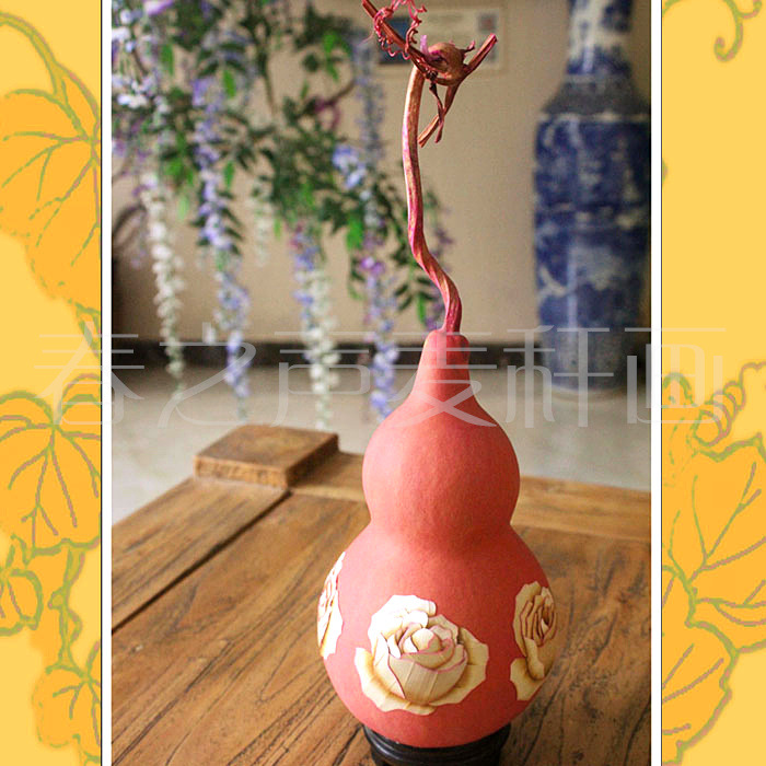 民间手工艺品小中号麦秆画葫芦